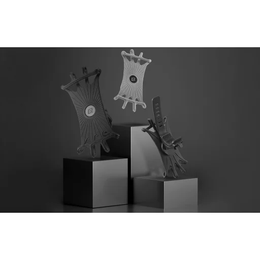 Rockbros LF436BK biciklis/motoros mobiltelefon tartó (fekete) - 3