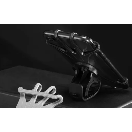 Rockbros LF436BK biciklis/motoros mobiltelefon tartó (fekete) - 4