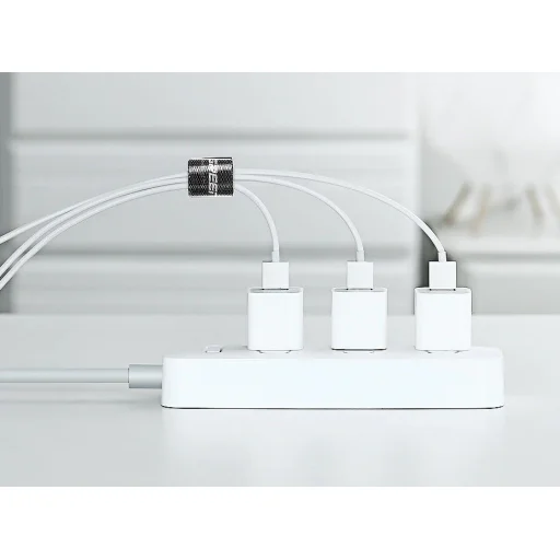 UGREEN LP124 Kábelrendező (tépőzáras), 2 m (fekete) - 2