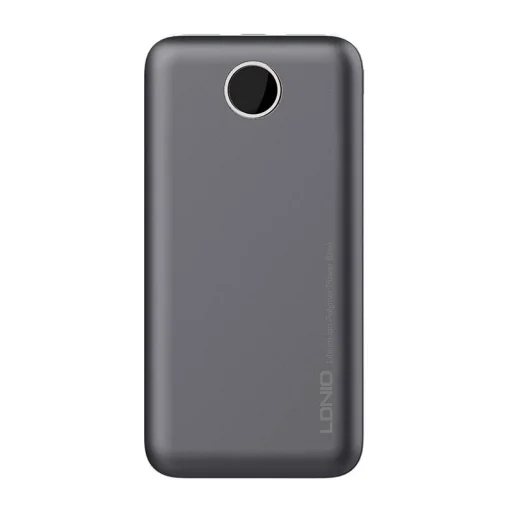 Powerbank LDNIO PQ10, 2xUSB, 22.5W, 10000mAh (Szürke) - 1