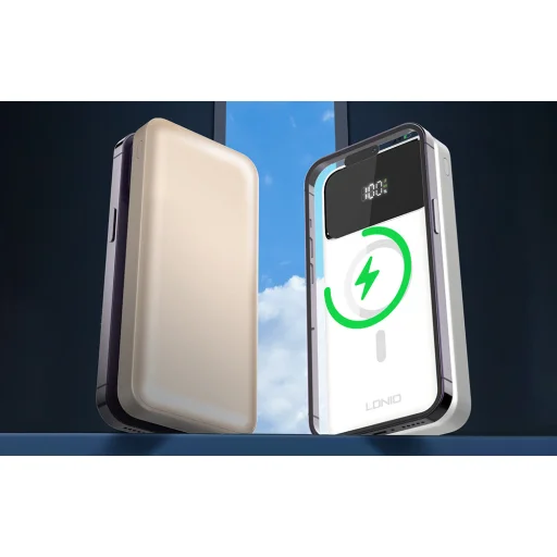 Powerbank LDNIO PQ12, 15W, 10000mAh (fehér) - 10