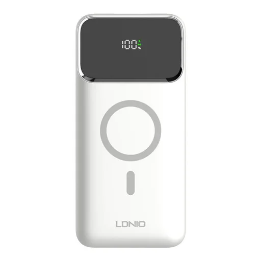 Powerbank LDNIO PQ12, 15W, 10000mAh (fehér) - 1