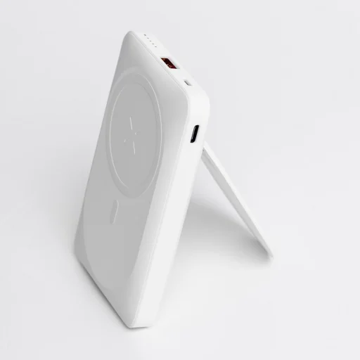 FORCELL F-ENERGY F10K2 Mágneses állványos külső akkumulátor MagSafe kompatibilis PD QC3.0 5A 20W 10 000 mAh fehér - 10