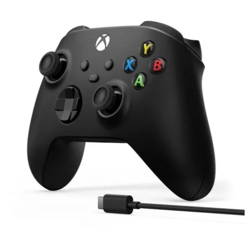 Microsoft XBOX Series X/S Vezeték nélküli kontroller Type-C kábellel (2,5m) Fekete EU - 1