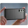Szilikon tok Carbon Case Samsung Galaxy S24 FE - fekete thumbnail