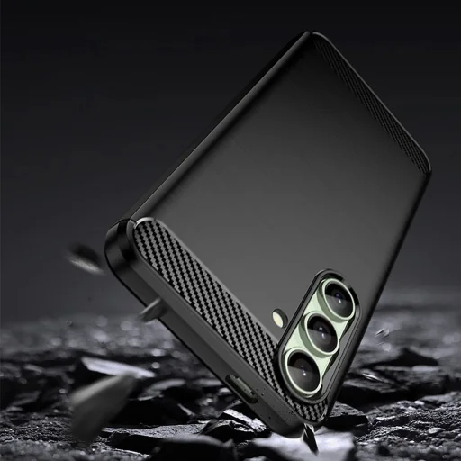 Szilikon tok Carbon Case Samsung Galaxy S24 FE - fekete - 4