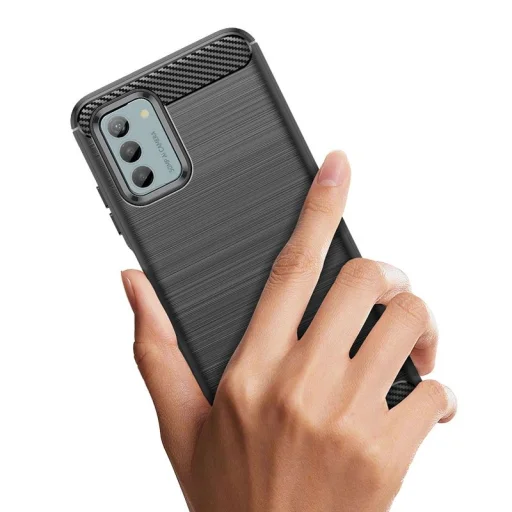 Carbon Case szilikon tok Nokia G22/Nokia G42 - fekete tok - 5