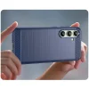 Szilikon tok Carbon Case Samsung Galaxy S24 FE - kék tok thumbnail