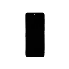 LCD kijelző + Érintőegység + Előlapi keret Samsung F731 Galaxy Z Flip 5 5G Krém (Szerviz csomag)