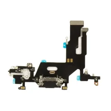 iPhone 11 rugalmas kábel töltőcsatlakozóval fekete