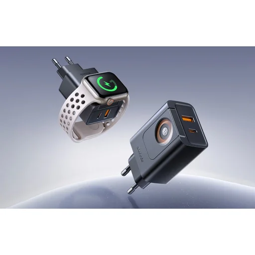 McDodo CH-3700 30W 2in1 USB-C+A + Apple watch töltő (fekete) - 6