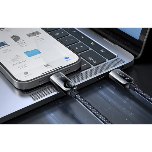 Mcdodo CA-4780 USB-C - USB-C 60W adatkábel 1.2m (fekete) - 9