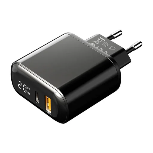 Mcdodo CH-7170 PD 20W 2xUSB + USB-C hálózati töltő (fekete) - 1