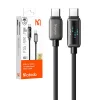 Mcdodo CA-4250 USB-C to USB-C kábel, 100W, LED kijelző, 1.2m thumbnail
