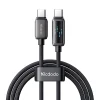 Mcdodo CA-4250 USB-C to USB-C kábel, 100W, LED kijelző, 1.2m thumbnail