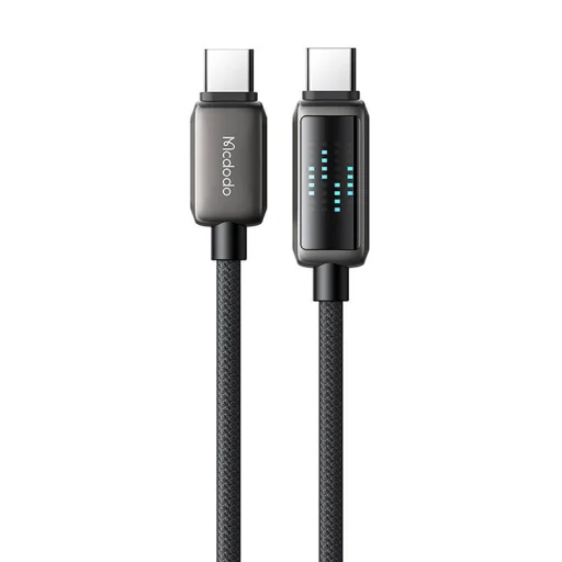Mcdodo CA-4250 USB-C to USB-C kábel, 100W, LED kijelző, 1.2m - 3