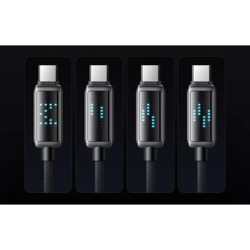 Mcdodo CA-4250 USB-C to USB-C kábel, 100W, LED kijelző, 1.2m - 7