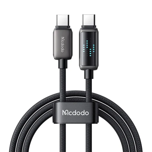 Mcdodo CA-4250 USB-C to USB-C kábel, 100W, LED kijelző, 1.2m - 1