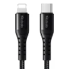 Mcdodo CA-5631 USB-C - lightning kábel, 36W, 1m (fekete) thumbnail