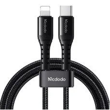 Mcdodo CA-5631 USB-C - lightning kábel, 36W, 1m (fekete)