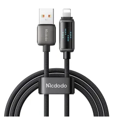 Mcdodo CA-5250 USB-A Lightning kábel LED kijelzővel, 1,2m