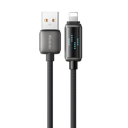 Mcdodo CA-5250 USB-A Lightning kábel LED kijelzővel, 1,2m - 3