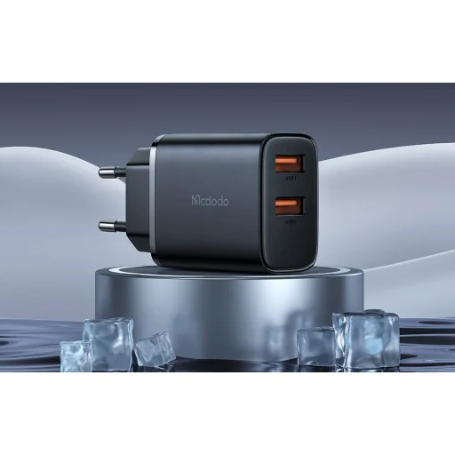 Mcdodo CH-5070 USB-A2 hálózati töltő adapter, 12W (fekete) - 5