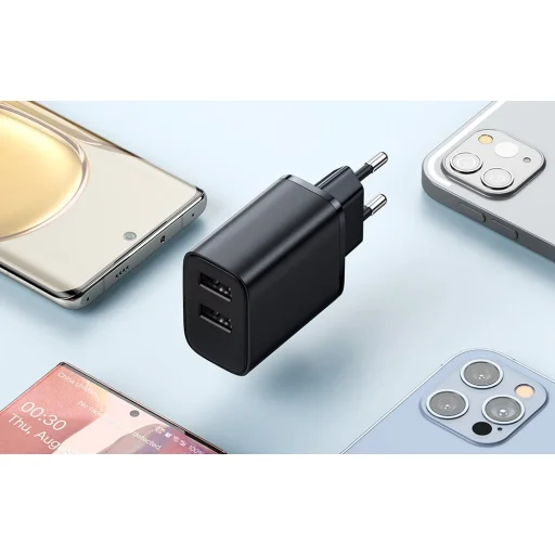 Mcdodo CH-5070 USB-A2 hálózati töltő adapter, 12W (fekete) - 6