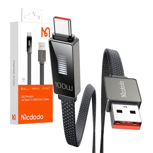 Mcdodo CA-4980 USB-C kábel kijelzővel 1,2m (fekete) - 3
