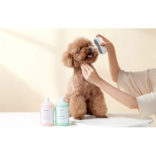 Rojeco macskagőzkefe masszázs funkcióval (fehér) - 10