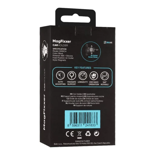 OBAL:ME MagFixxer autós telefontartó fekete - 7