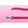 Természetes bőr kutyapóráz WAUDOG W. 20mm, hossza 122cm rózsaszín - 5