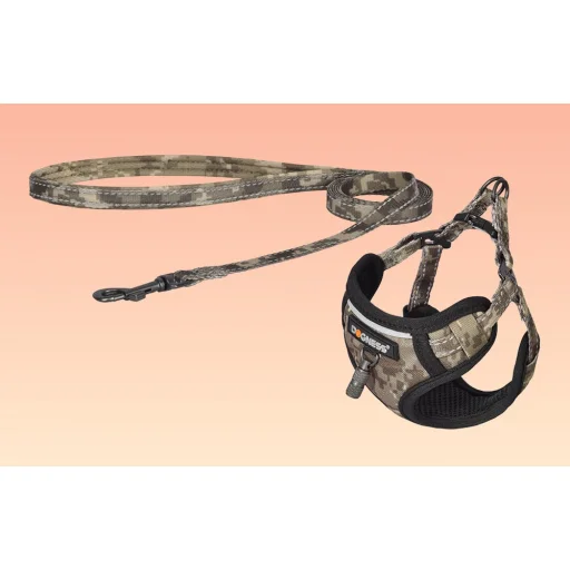 Kutya szett Dogness hám és póráz (Camo) - 4