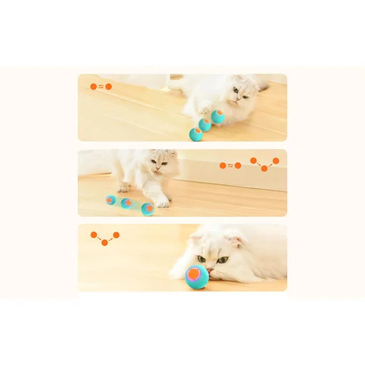 Rojeco Interaktív Macskagolyó (zöld) - 6