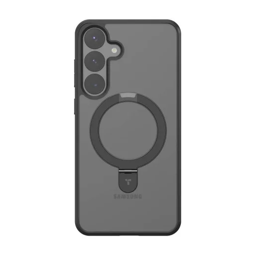 Torras Ostand sorozatú tok Samsung Galaxy S25 (Fekete) - 1