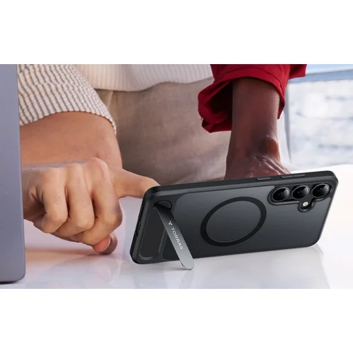 Torras Pstand Series tok Samsung Galaxy S25 (fekete) - 3