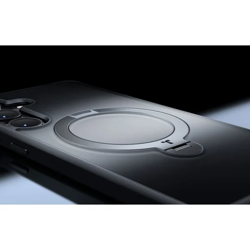 Torras Ostand Spin sorozatú tok Samsung Galaxy S25 (fekete) - 4