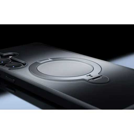 Torras Ostand Spin sorozatú tok Samsung Galaxy S25 Plus (Fekete) - 4