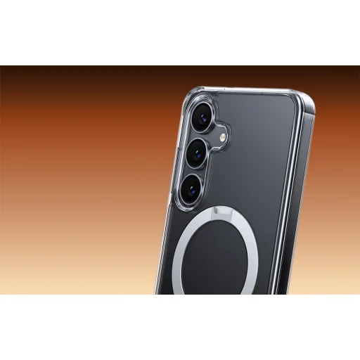 Torras Ostand Spin tok Samsung Galaxy S25 (átlátszó) - 5