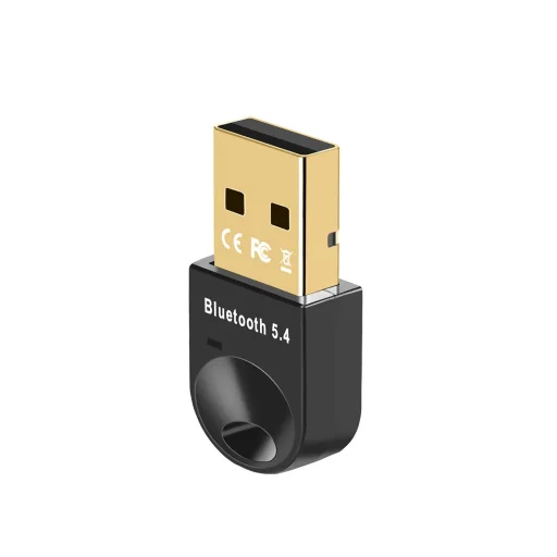 Mini Bluetooth 5.4 Adapter Wozinsky WUSB54YS USB-A Vevő Adó Számítógéphez - Fekete - 2