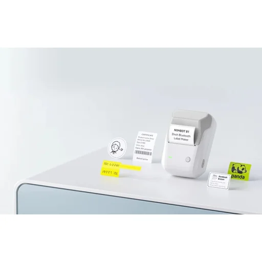 Hordozható Címkenyomtató Niimbot B1 Szürke - 6