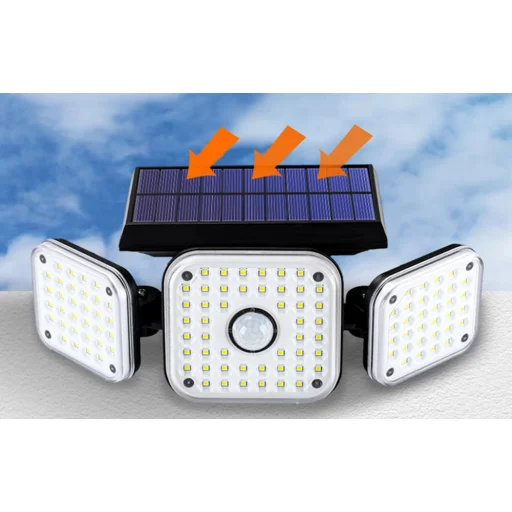 Solar lámpa Superfire FF13-C, 22W, 300lm, 2400mAh napelemes - 4