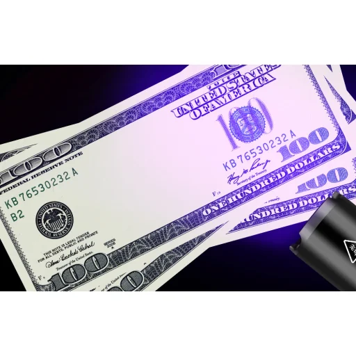 Superfire Z01, UV zseblámpa, 365NM, USB - 4