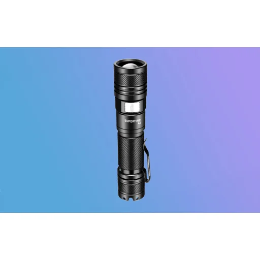 Superfire A2 zseblámpa, 650lm, USB - 6