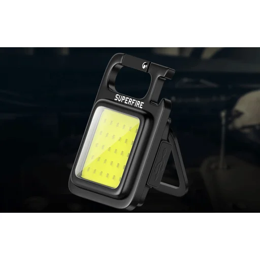 Superfire MX16 zseblámpa, 600lm, 500mAh, USB-C - 4