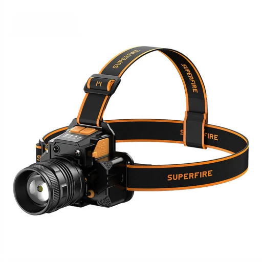 Superfire HL58, 350lm LED Fejlámpa - 1