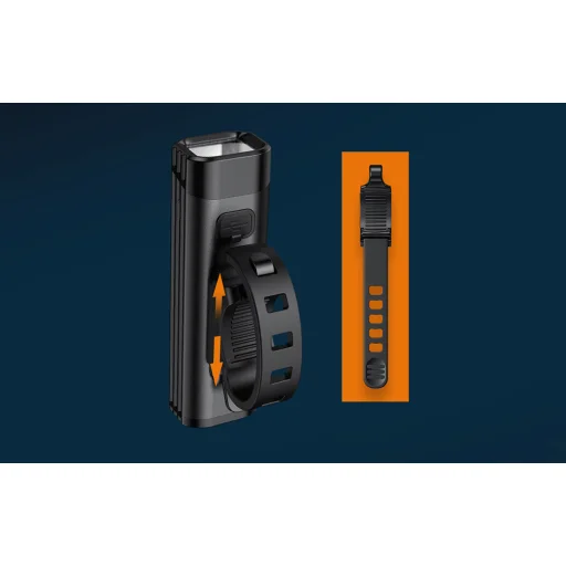 Superfire BL11, kerékpár első lámpa, 275lm, USB - 7