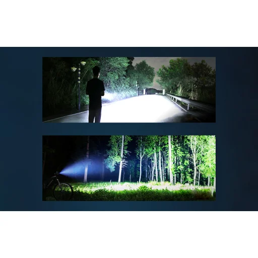 Superfire BL11, kerékpár első lámpa, 275lm, USB - 3