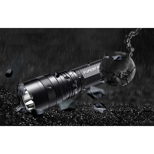 Superfire L6-U, zseblámpa, 1480lm, USB-C - 6
