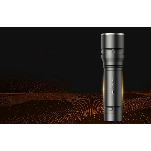 Zseblámpa Superfire S33-A, USB (fekete) - 2